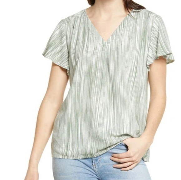 Caslon V-neck blouse - Picture 8 of 8